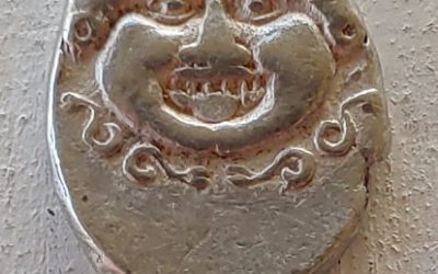 Thrace, Apollonia Pontika abt 400 BC 13/16mm 2.8gm Silver Drachm