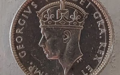 Newfoundland ICCS MS62 1947C George VI Silver 10 Cents