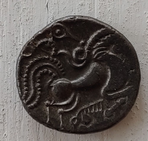 Celtic Britain, Coriosolites 75-50 BC 6gm Billon Stater