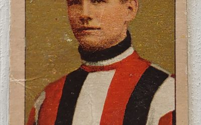 Bruce Stuart 1910/11 C-56 Imperial Tobacco #17 Rookie Card, wear