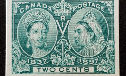 Canada #52P VF 1897 2c Jubilee Plate Proof on card