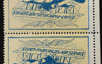 Elliot-Fairchilds #CL9 VFNH 1926 25c Tete-Beche Pair