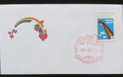 COVID-19 Valentine’s Day 2021 Thanks/Merci Souvenir Cover