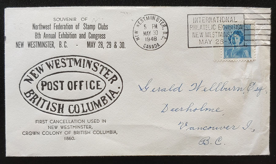 New Westminster, B.C. 29 Fe 1948 Leap Year, Show Cvr ex Wellburn