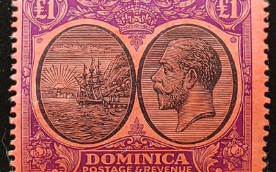 Dominica #85 Never Hinged 1923 George V Pound