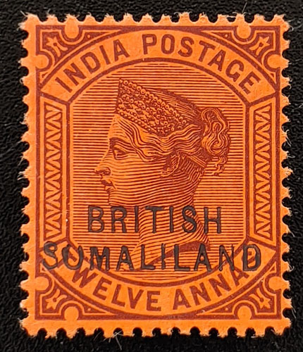 Somaliland Protectorate #15f Mint HR 1903 12a Sumaliland US$350