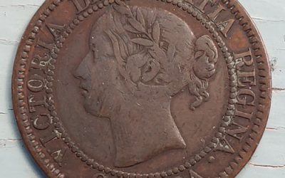 Province of Canada VG 1858 first Large Cent