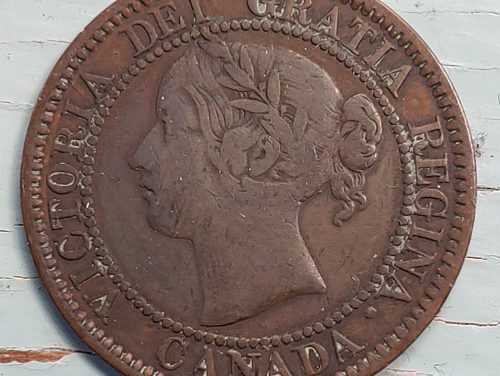 Province of Canada VG 1858 first Large Cent