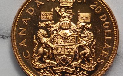 Canada BU 1967 single year type Gold 20 Dollars .5253oz AGW