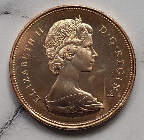 Canada BU 1967 single year type Gold 20 Dollars .5253oz AGW