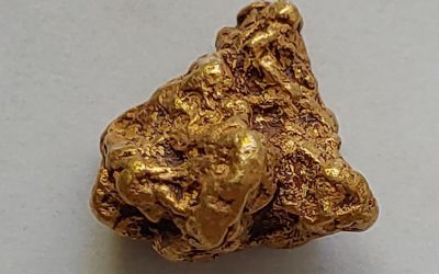 8.2gram natural Gold Nugget from Dawson City, Yukon