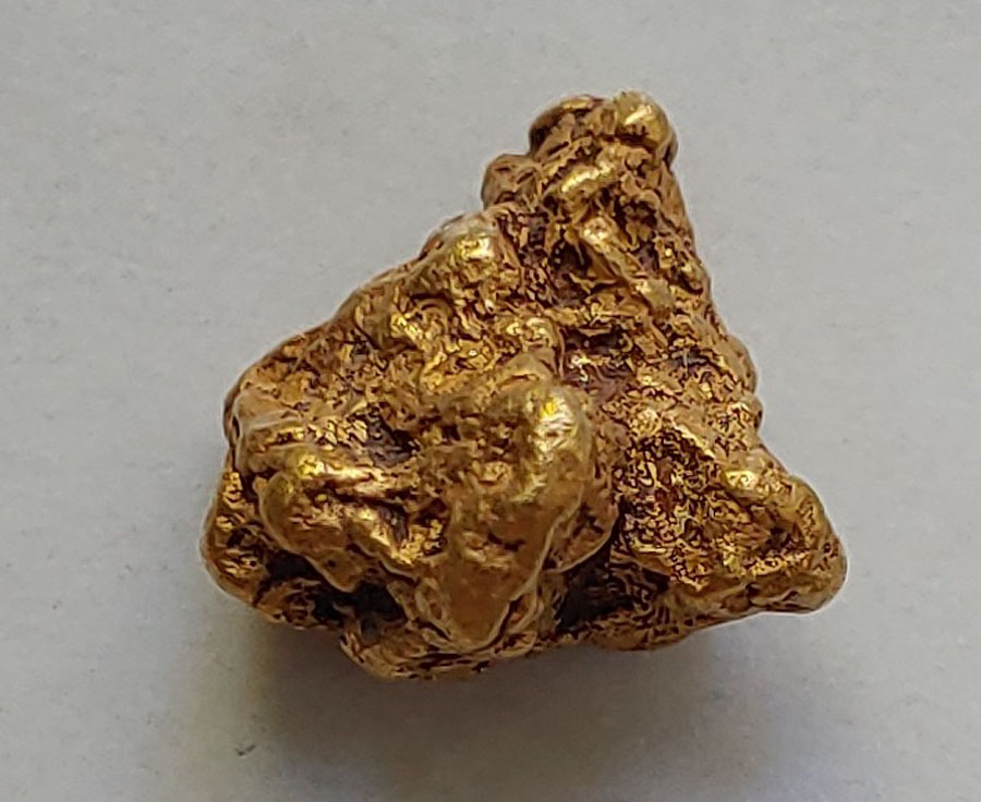 8.2gram natural Gold Nugget from Dawson City, Yukon
