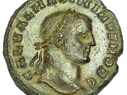 Galerius 305-311 AD 25mm 6gm AE Follis struck at Cyzicus