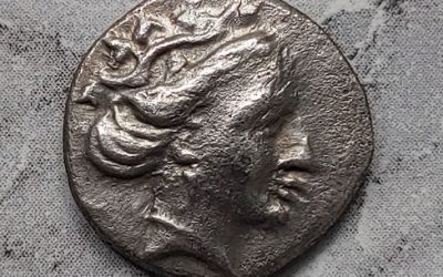 Greek, Euboia Histiaia 3rd Century BC 2.29gm AR Tetrobol