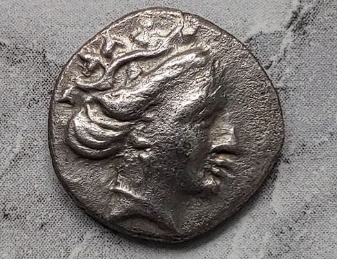 Greek, Euboia Histiaia 3rd Century BC 2.29gm AR Tetrobol