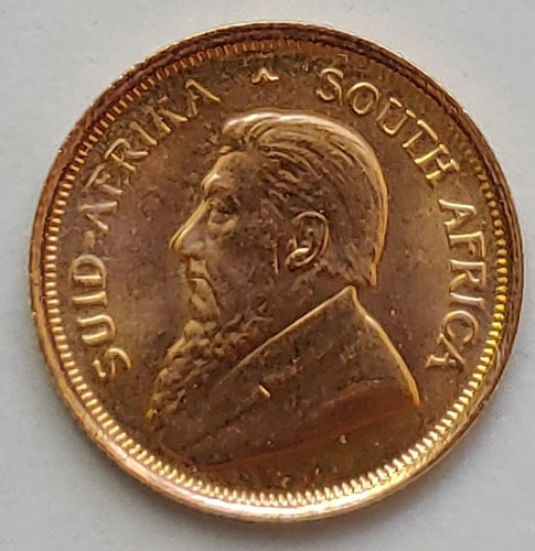 South Africa BU 1981 1/10oz fine Gold Krugerrand