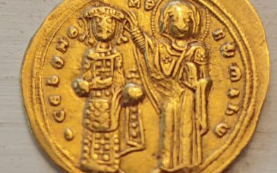 Romanus III Argyrus 1028-1034 AD 4gm Gold Histamenon Nomisma