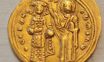 Romanus III Argyrus 1028-1034 AD 4gm Gold Histamenon Nomisma