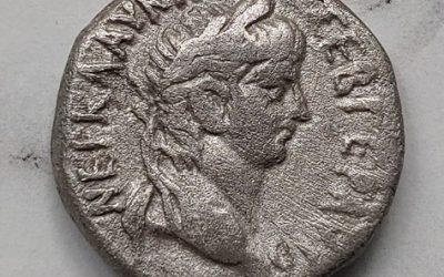 Nero 54-68 AD 7.3gm Roman Egypt, Alexandria Billon Tetradrachm