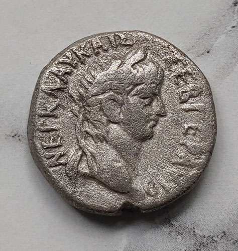 Nero 54-68 AD 7.3gm Roman Egypt, Alexandria Billon Tetradrachm