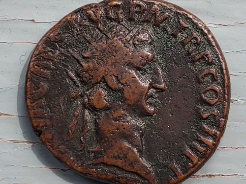 Nerva 96-98 AD 12gm AE Dupondius w/ Libertas etc