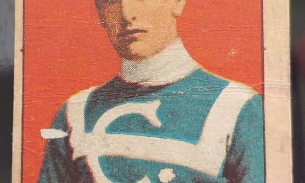 Art Bernier 1910/11 C-56 #25 Rookie Hockey Card, small flaws
