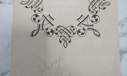 Pete Seeger twice Signed 1964 Montreal Program