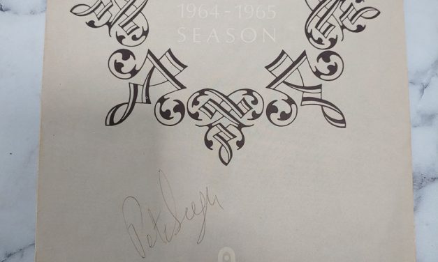 Pete Seeger twice Signed 1964 Montreal Program
