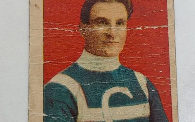 Jack Laviolette 1910/11 C-56 #21 Rookie Hockey Card faulty filler