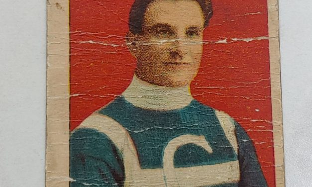 Jack Laviolette 1910/11 C-56 #21 Rookie Hockey Card faulty filler