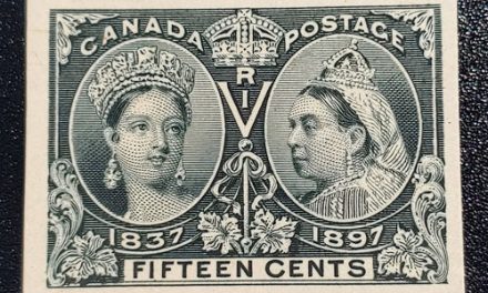Canada #58P VF 1897 15c Plate Proof on card only 600 issued