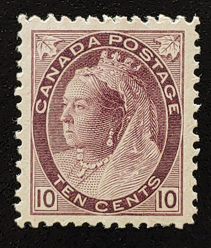 Canada #83 VF Mint 10c QV Numeral $750