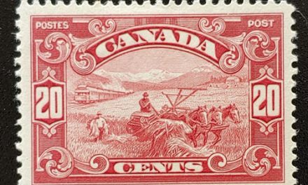 Canada #157 VF Mint 20c Harvest selected for centering