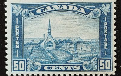 Canada #176 F/VF Mint 1930 50c Grand Pre