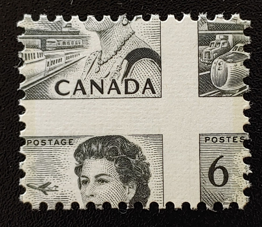 Canada #460 Never Hinged 6c Centennial Misperf ex Penko $75