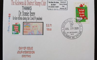 Canada 29 Jl 2020 $2.71 Bonnie Henry Airmail FDC #157
