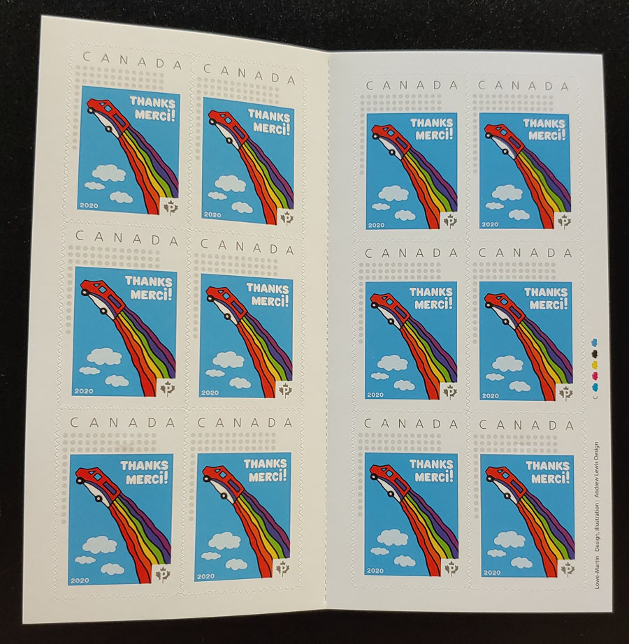 Canada Post VFNH 2020 Thanks Merci Employees Only Booklet (12)