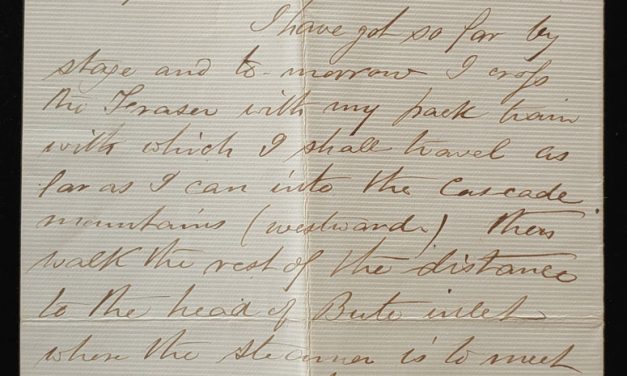 C.P.R. Survey Western Division 22 Jn 1875 Soda Creek Smith Letter