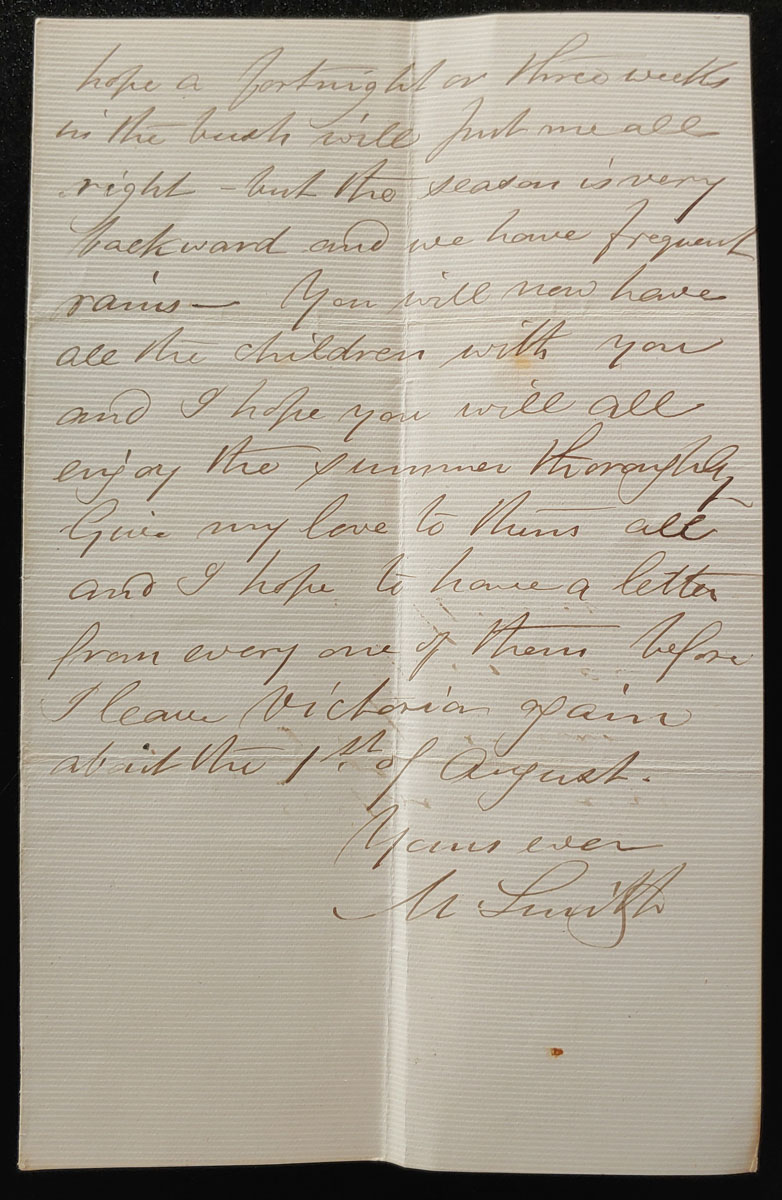 C.P.R. Survey Western Division 22 Jn 1875 Soda Creek Smith Letter