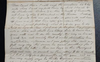 C.P.R. Survey Western Division Victoria 22 Au 1875 4 pg Smith Letter