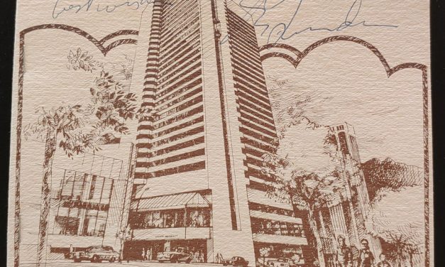 Pierre Trudeau Autographed 1973 Hyatt Regency Vancouver Program