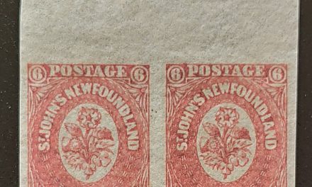 Newfoundland #20, 20i VFNH 6d Pair w/ and without Watermark