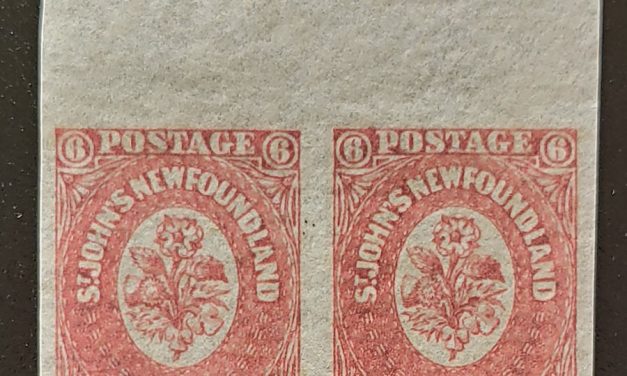 Newfoundland #20, 20i VFNH 6d Pair w/ and without Watermark