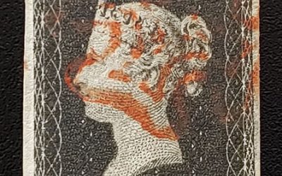 G.B. #1 Fine+ red M/C Used 1840 1d Black position Q-D