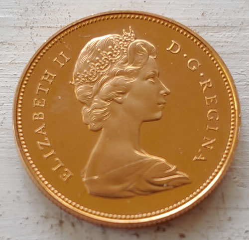 Canada Specimen 1967 single year type Gold $20 .5253oz AGW