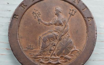 G.B. VF+ 1797 George III Cartwheel Two Pence