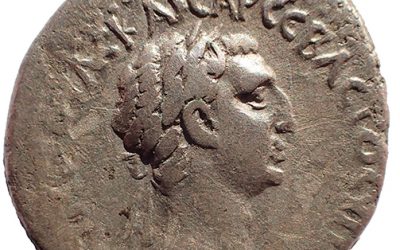 Nerva 96-98 AD Cappadocia, Caesarea 21mm 6.5gm Silver Didrachm