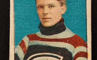 Angus Campbell C-56 1910-11 No.9 Rookie Hockey Card rd corners