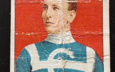 Ed Decary 1910/11 C-56 Rookie Hockey Card #13, faults