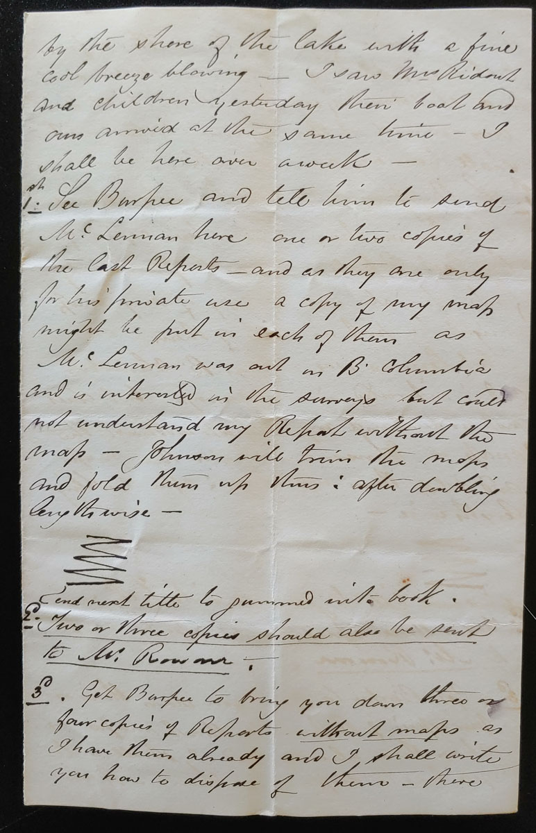 C.P.R. Office Engineer in Chief 28 Jl 1878 Marcus Smith letter to wife